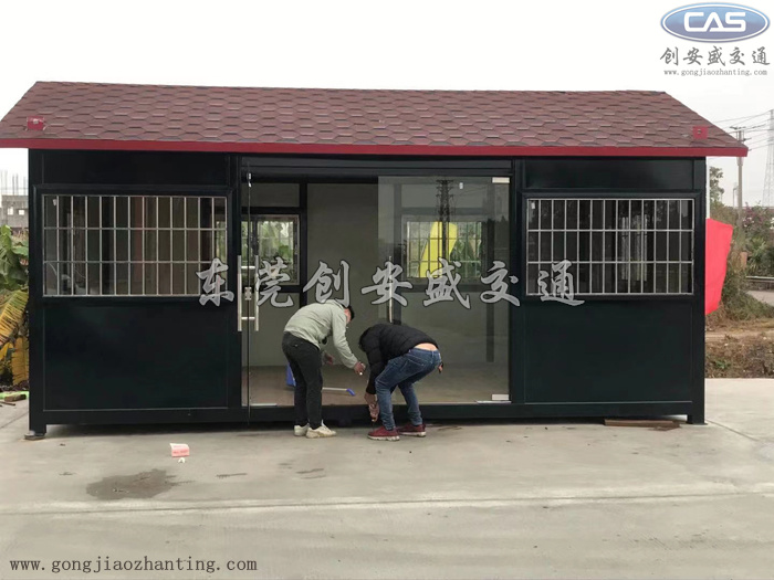 移動(dòng)辦公崗?fù)活動(dòng)辦公室崗?fù)雕花板別墅活動(dòng)房