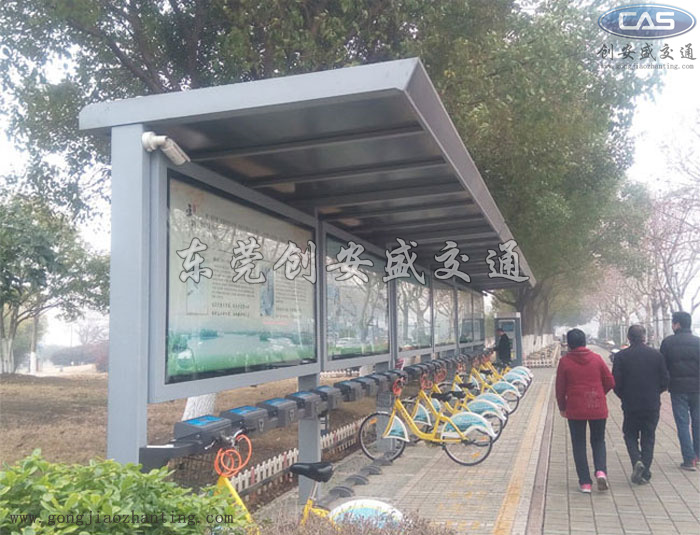 公共自行車棚廠家|自行車棚公司|公共自行車棚價格
